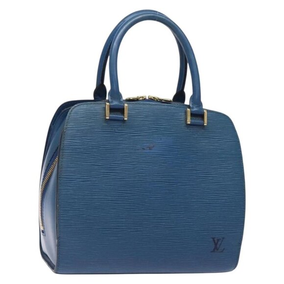 LOUIS VUITTON Epi Pont Neuf Hand Bag Blue - Picture 1 of 15